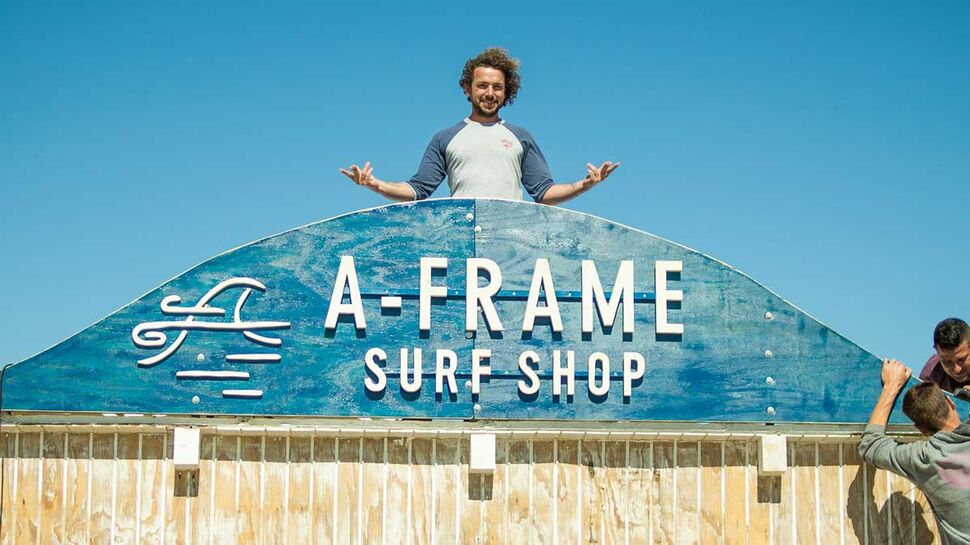 Die neue A-Frame Surfschule in El Palmar