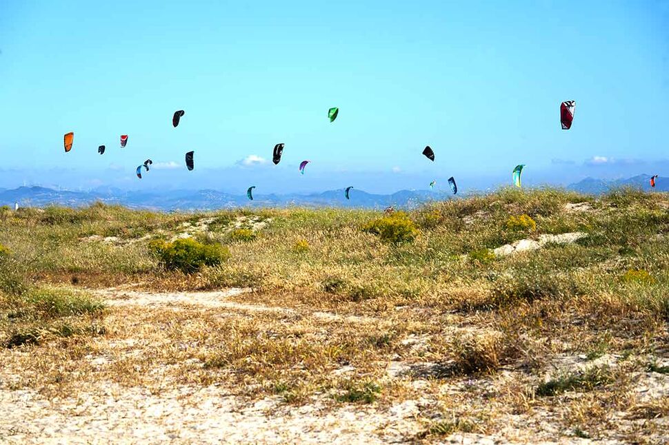 Tarifas Strand eignet sich bestens zum Kitesurfen