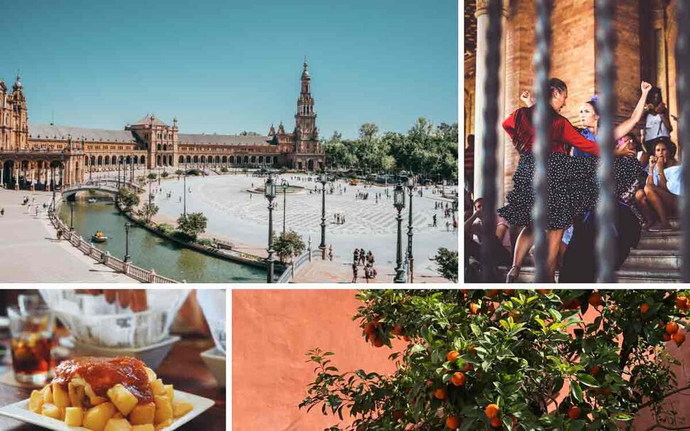 Sevilla gilt als eine der schönsten Sehenswürdigkeiten in Andalusien 