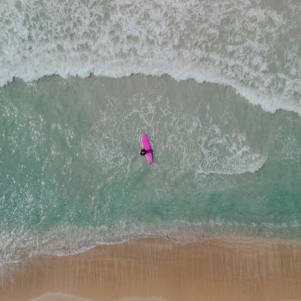 Blake Johnston während seiner rekordverdächtigen Surf-Session