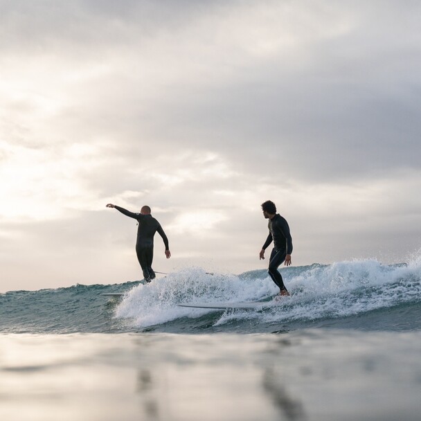 Longboard Surfen El Palmar