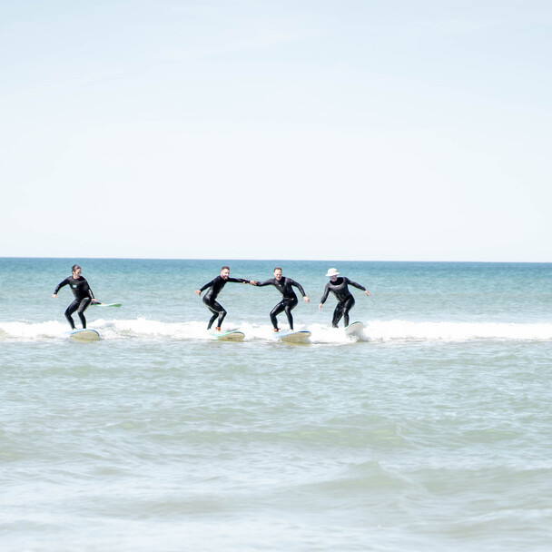 Surfer in El Palmar, Sehenswürdigkeiten Andalusien