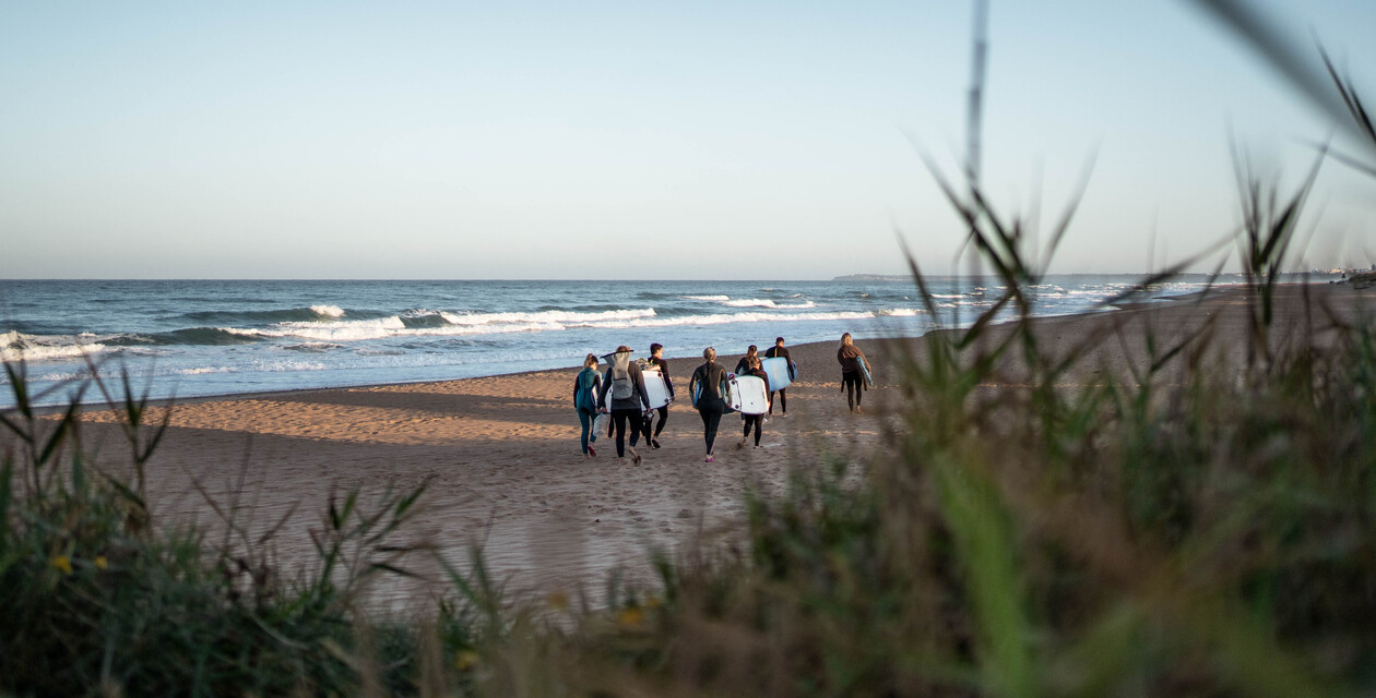 Surf course on the way to the surf spot, Sights of Andalusia