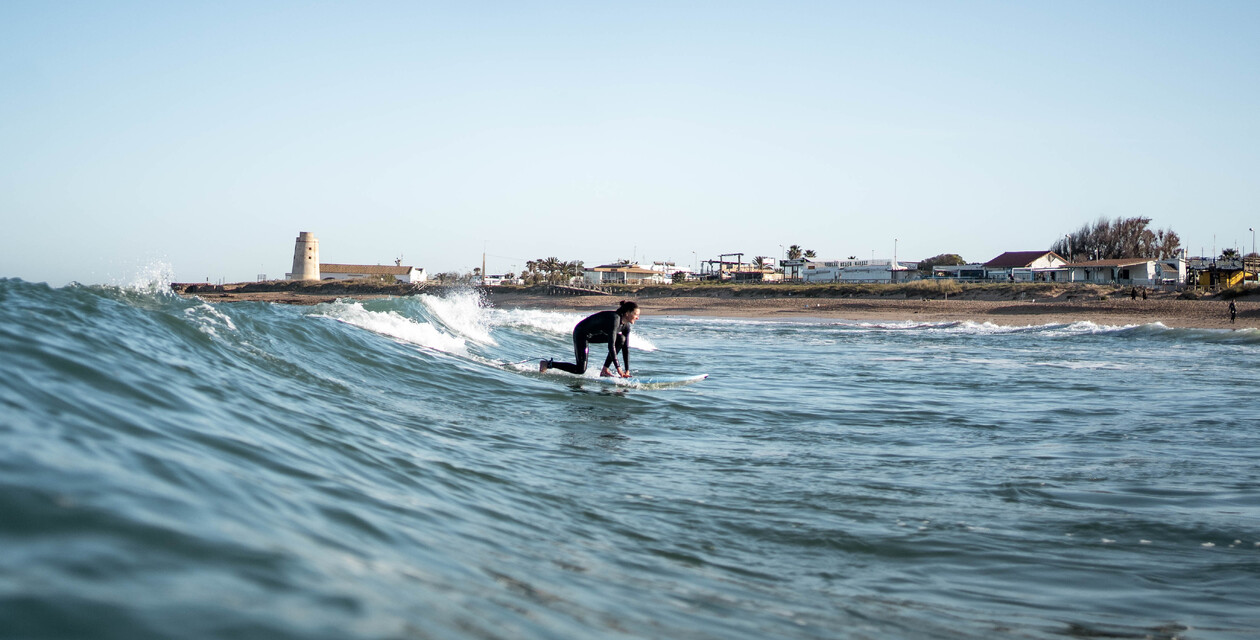 Surferin in El Palmar