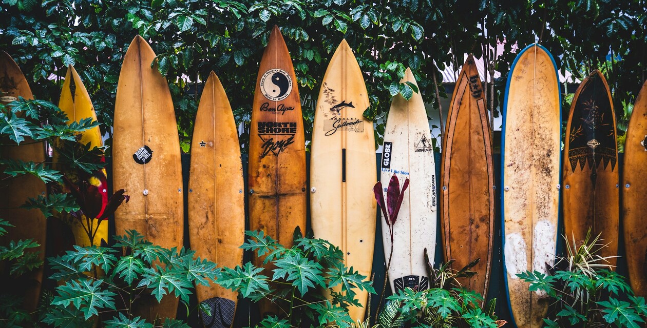 Surfboards in Hawaii