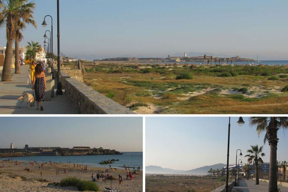 Stroll along the Paseo Maritima after surfing in Tarifa