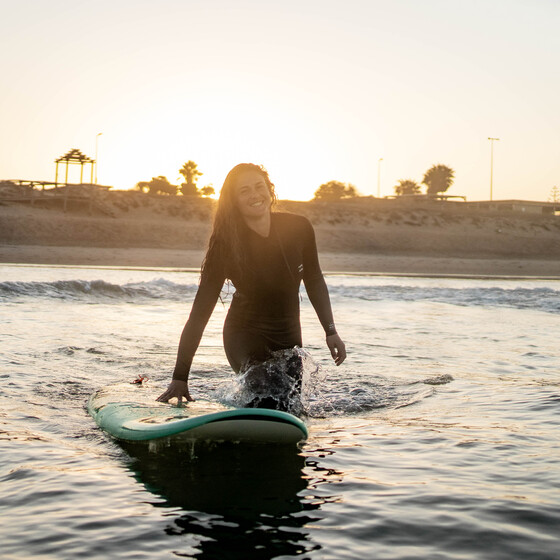 Surfer in El Palmar de Vejer