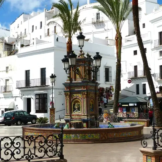 Plaza de Espana in Vejer