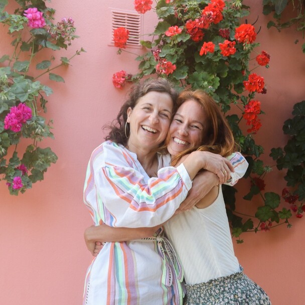 Yoga teacher at the yoga retreat in southern Spain