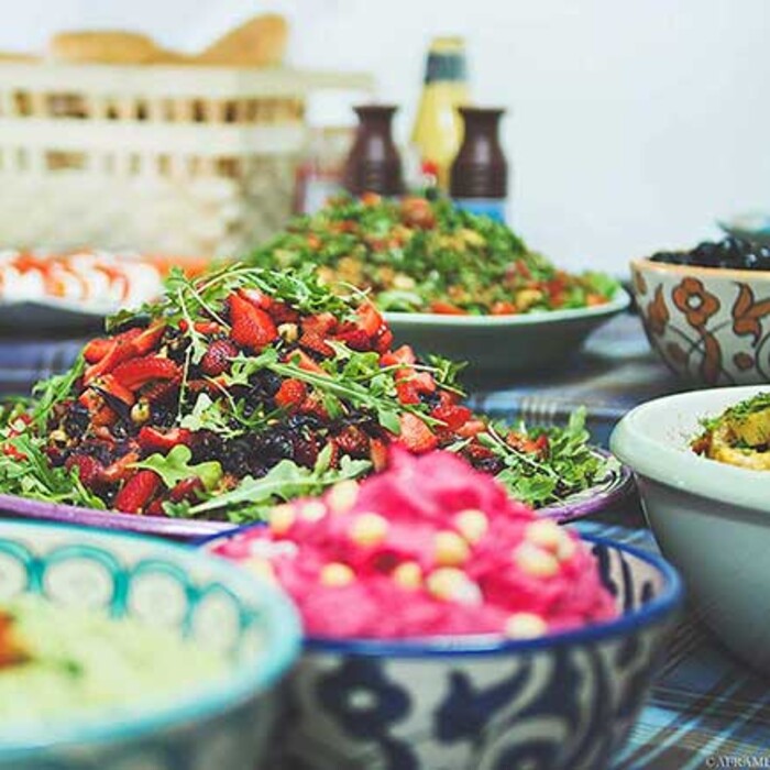 Leckeres Essen im A-Frame Surfcamp