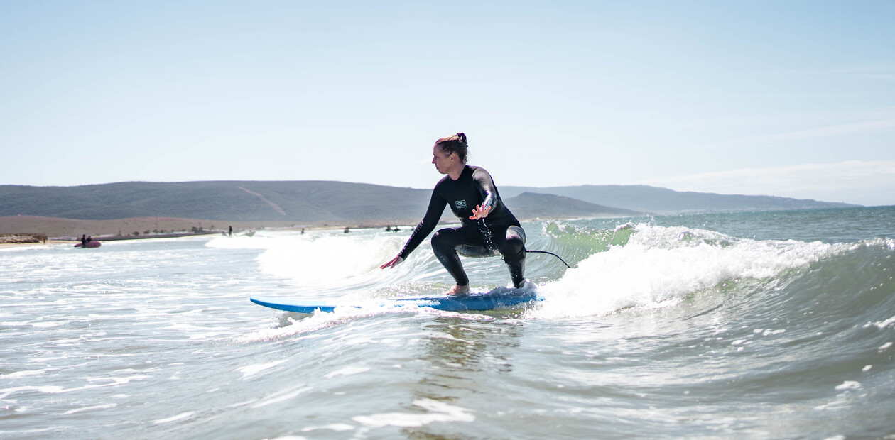 Surfen am Surfspot Barbate