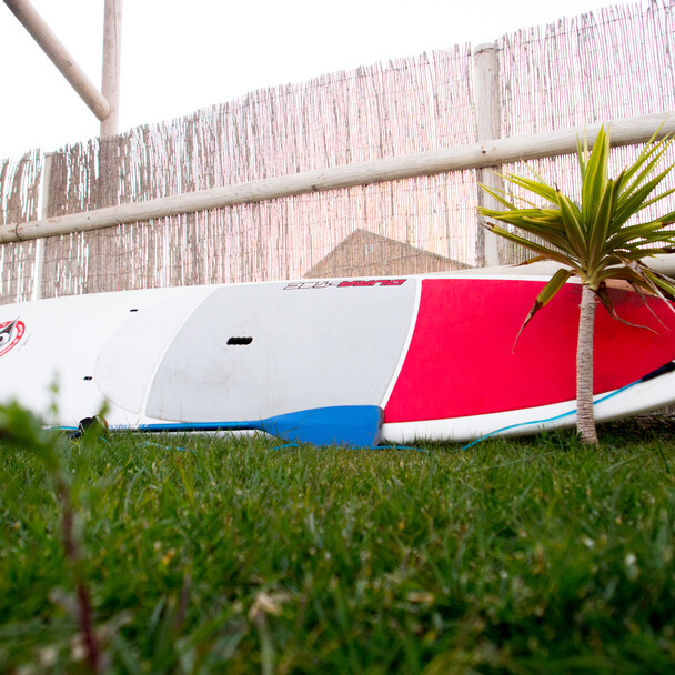 SUP im A-Frame Surfcamp