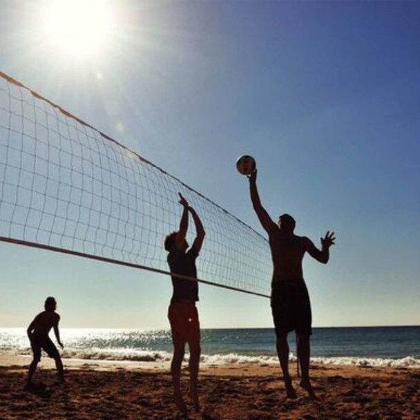 Volleyball am Strand