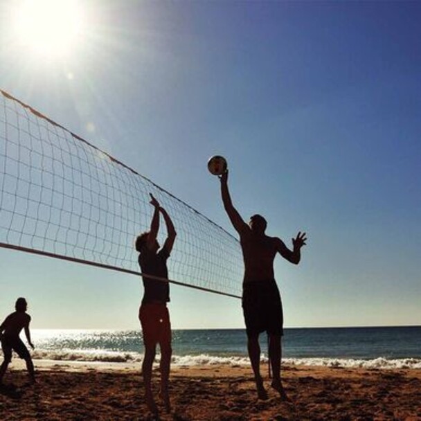 Volleyball on the beach