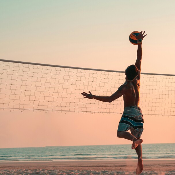 Volleyball on the beach