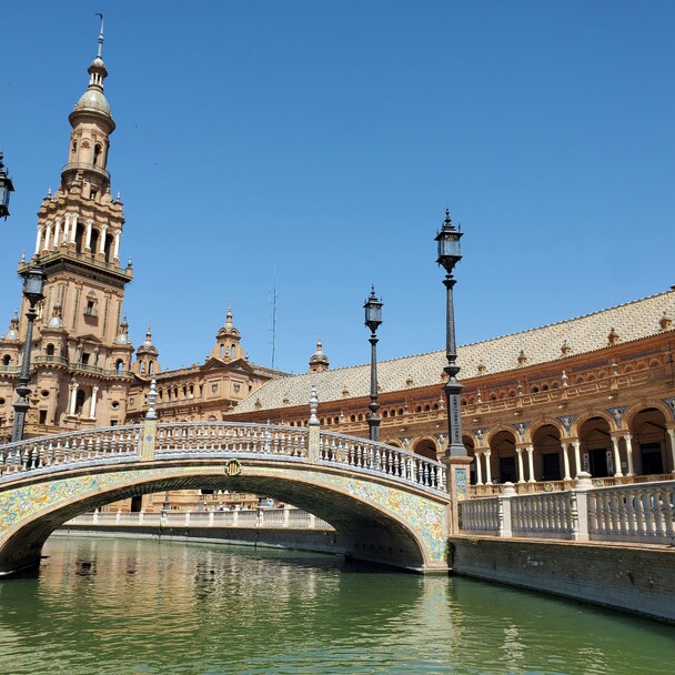 Seville, bridge and river