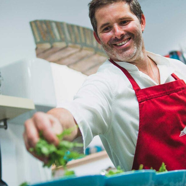 Chef at A-Frame Surfcamp