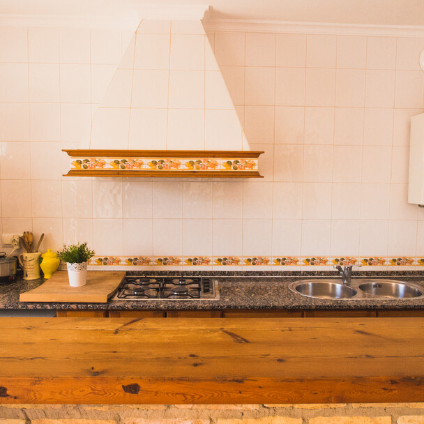 Kitchen in the surf camp Andalusia