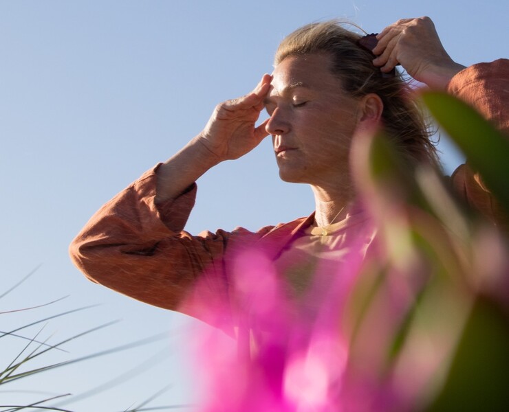 Meditation yoga retreat on the beach in Spain