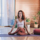 Lotus seat, yoga menopause