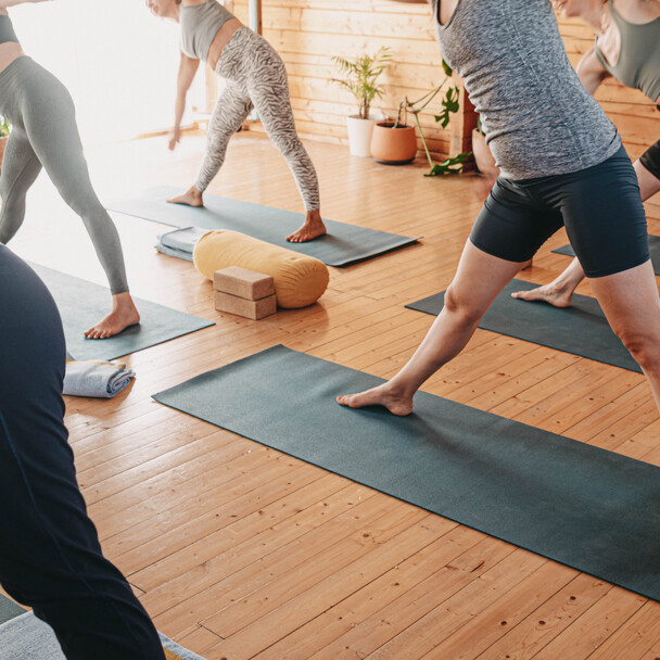 Yoga surf camp in El Palmar, Andalusia, yoga classes in the yoga house